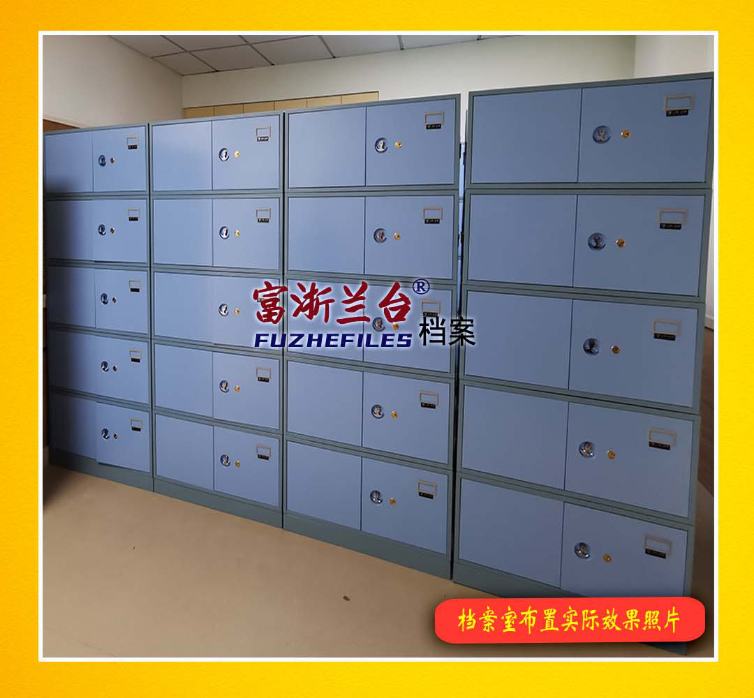 江南金狮双色五层文书档案柜