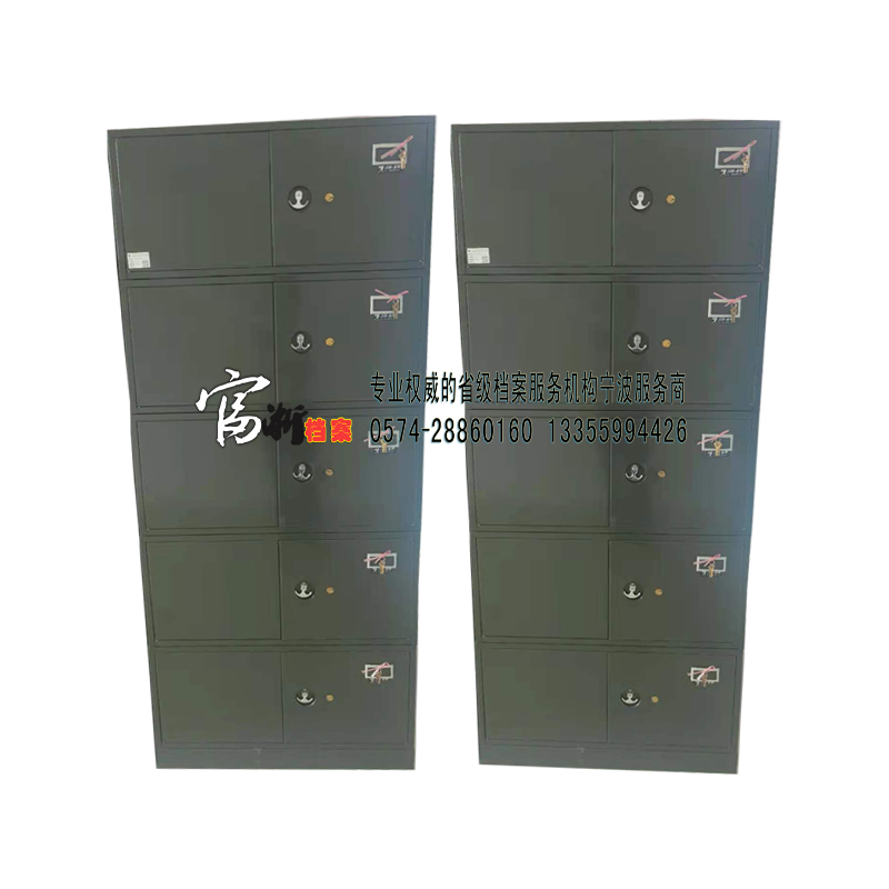 江南金狮草绿五层文书档案柜