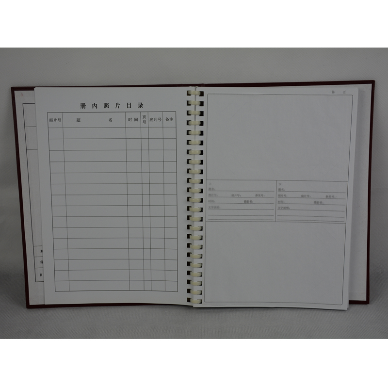 红/灰漆布照片档案盒、档案册(2002标准)